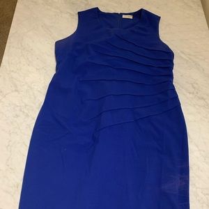 Blue cocktail dress